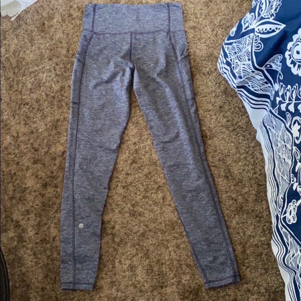 Champion blue and white leggings. Very comfy.